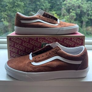 NWT Vans suede sneakers- tortoise/brown color